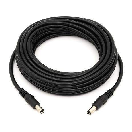 Кабель питания DC 5.5x2.1 (Male to Male) 10m(1000cm) для роутера, терминала, ONU, GPON, камер и др. техники