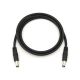 Кабель питания 1м DC 5.5x2.1 (Male to Male) для роутера, терминала, ONU, GPON, камер и пр. техники