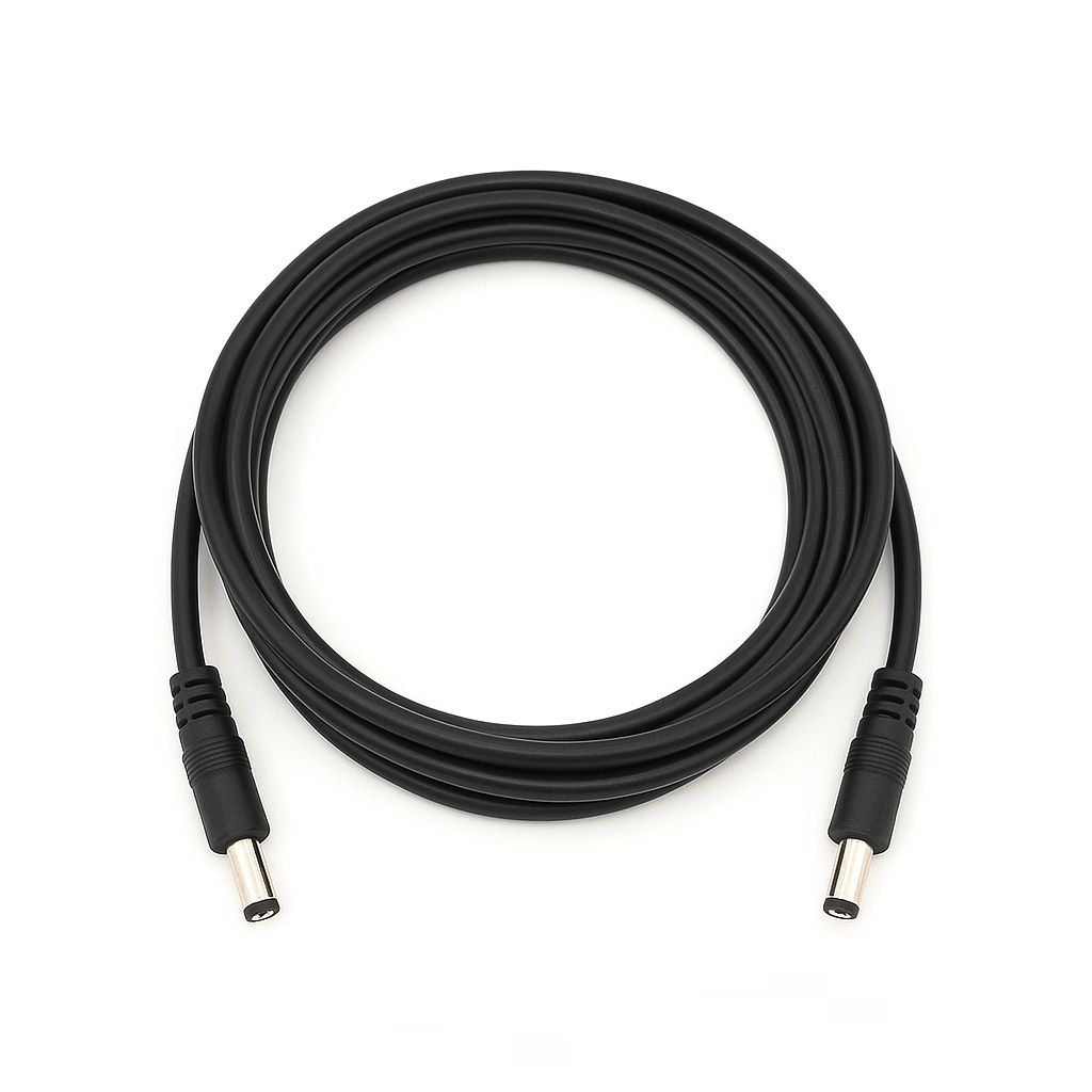 Питания кабель DC 5.5x2.1 M-M 2m для роутера, терминала, ONU, GPON, камер и другой техники Питания кабель DC 5.5x2.1 M-M 2m для роутера, терминала, ONU, GPON, камер и другой техники