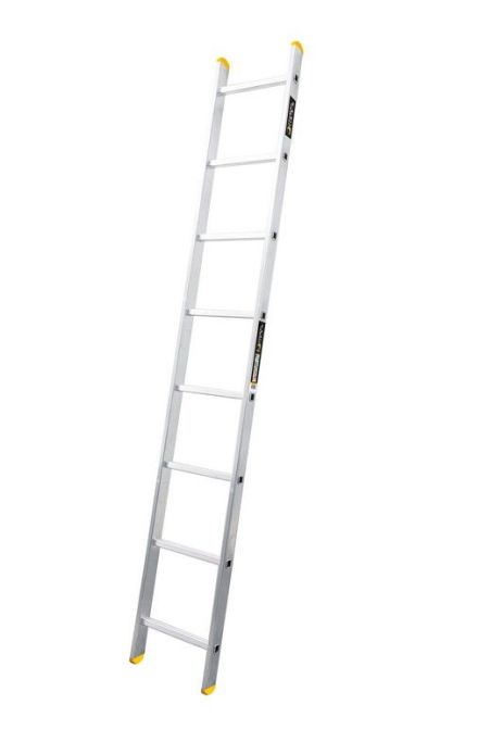 Лестница алюминиевая односекционная приставная 8 ступеней h=3500 мм max 150 кг MASTERTOOL 79-1508