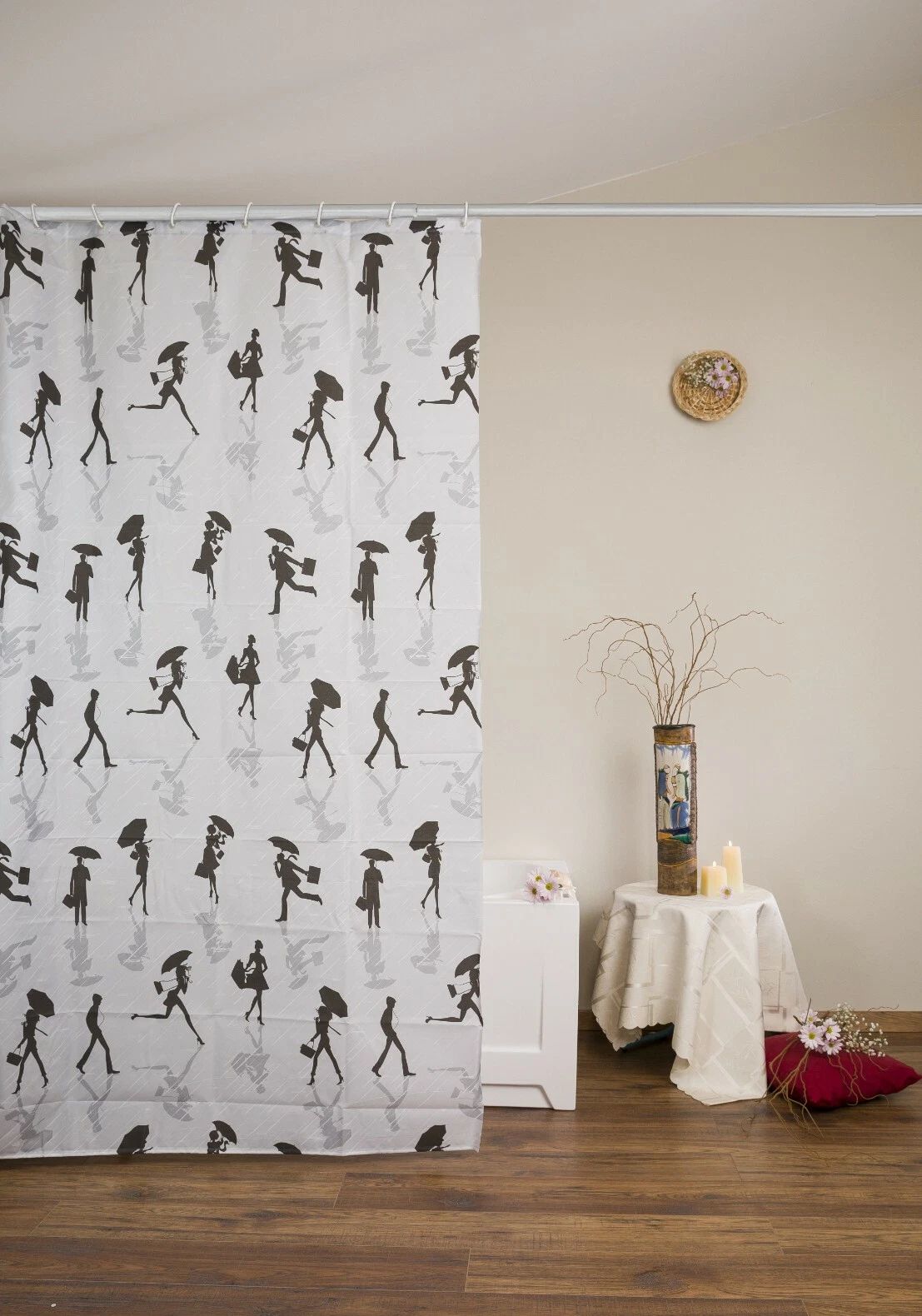 Штора для ванної кімнати Miranda Storm 180*200 см Штора для ванної кімнати Miranda Storm 180*200 см