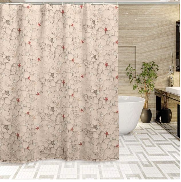 Шторка для ванної кімнати Miranda Pearl beige 180*200 cм Шторка для ванної кімнати Miranda Pearl beige 180*200 cм