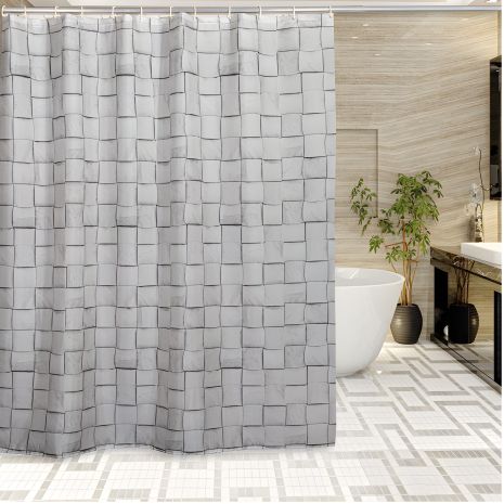 Шторка для ванної кімнати Miranda Prusa 180*200 см – Водонепроникна Шторка для ванної кімнати Miranda Prusa 180*200 см – Водонепроникна