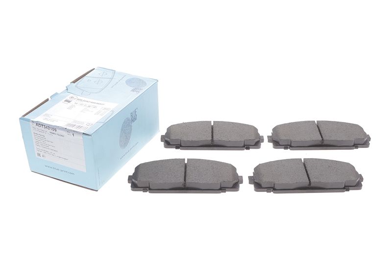 Комплект гальмівних колодок TOYOTA HIACE, TOYOTA GRANVIA, BLUE PRINT (ADT342109) Комплект гальмівних колодок TOYOTA HIACE, TOYOTA GRANVIA, BLUE PRINT (ADT342109)