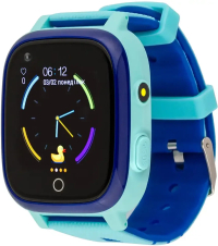 Дитячий смарт-годинник AmiGo GO005 Thermometer 4G WIFI Blue UA UCRF