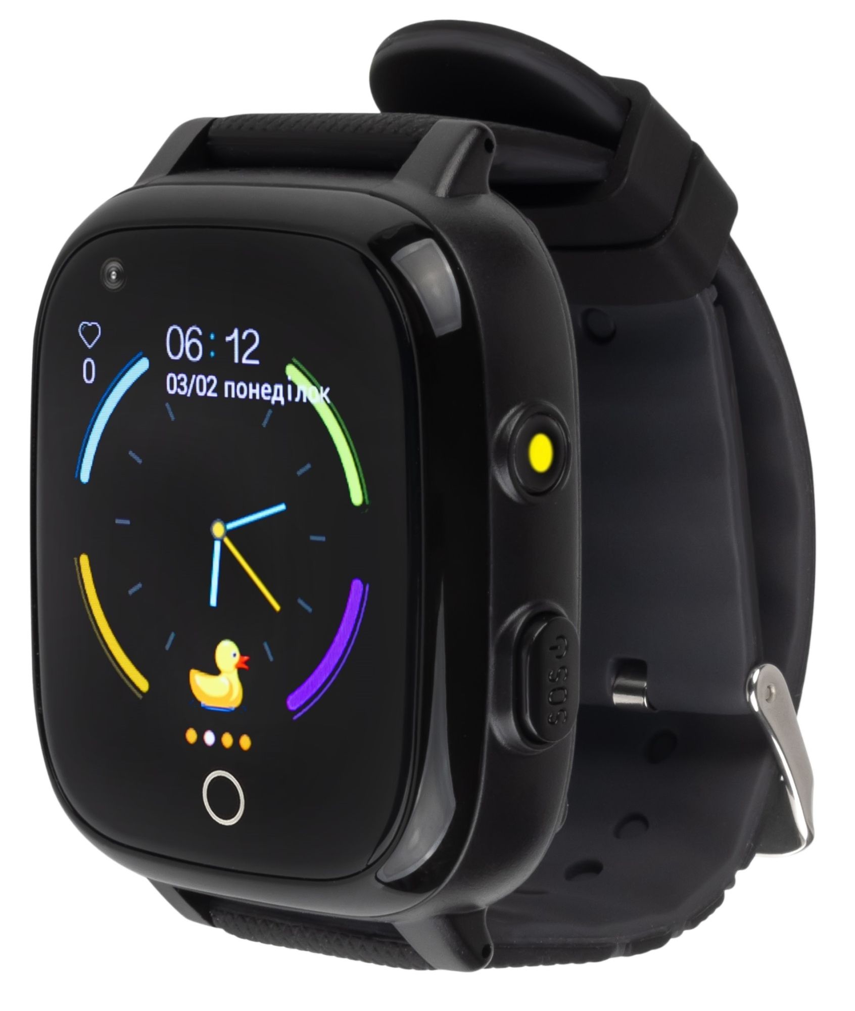 Детские смарт-часы AmiGo GO005 Thermometer 4G WIFI Black UA UCRF Детские смарт-часы AmiGo GO005 Thermometer 4G WIFI Black UA UCRF