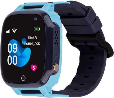 Детские смарт-часы AmiGo GO008 MILKY GPS WIFI Blue UA UCRF