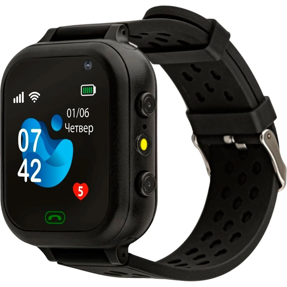 Детские смарт-часы AmiGo GO009 Camera+Led Black UA UCRF Детские смарт-часы AmiGo GO009 Camera+Led Black UA UCRF