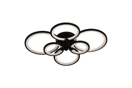 Світлодіодна Люстра Акрилова VALESO V L6096-6 BK