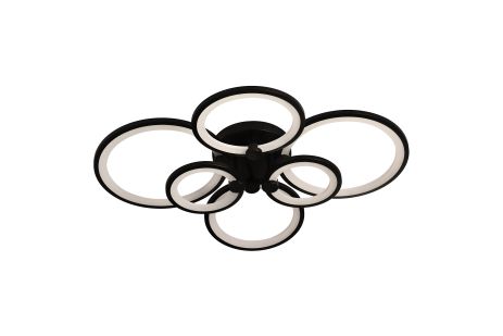 Акриловая светодиодная люстра VALESO V L6096-6 BK