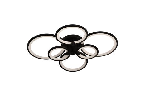 Акриловая светодиодная люстра VALESO V L6096-6 BK