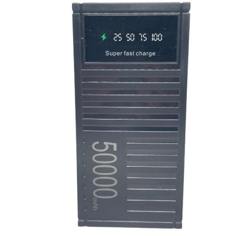 Power Bank YM-736 на 50000 мАч - 22,5 Вт PD 3.0, быстрая зарядка, светодиодный экран