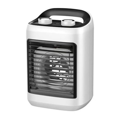 Настільний вентилятор LH-202202 з живленням від USB та функцією зволоження, 7W, white