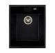 Кухонная гранитная мойка VALESO ROXY 3744 матовая Черная