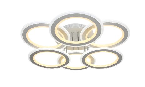 Акриловая светодиодная люстра Sirius N 6600D-6M WT 324W