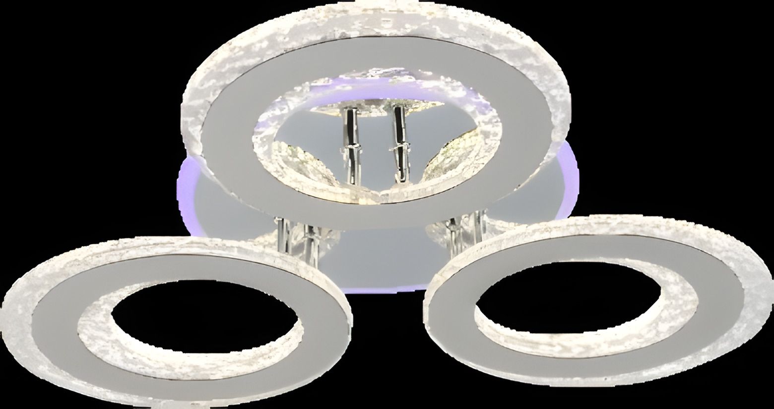 Акриловая светодиодная люстра Sirius LI8423/3 CR (RGB) 114W+7W Акриловая светодиодная люстра Sirius LI8423/3 CR (RGB) 114W+7W