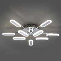 Светодиодная люстра Sirius 8924-10 96W с 10 плафонами