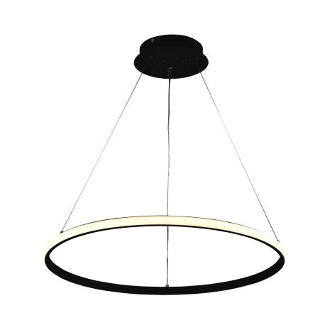 Підвісна світлодіодна люстра Sirius LCD3010 BK чорна