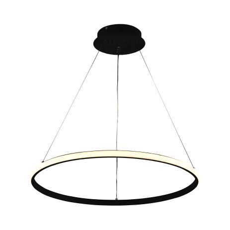 Підвісна світлодіодна люстра Sirius LCD3010 BK чорна