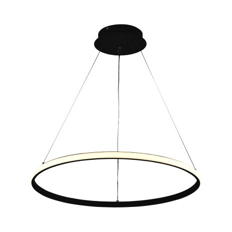 Підвісна світлодіодна люстра Sirius LCD3010 BK чорна