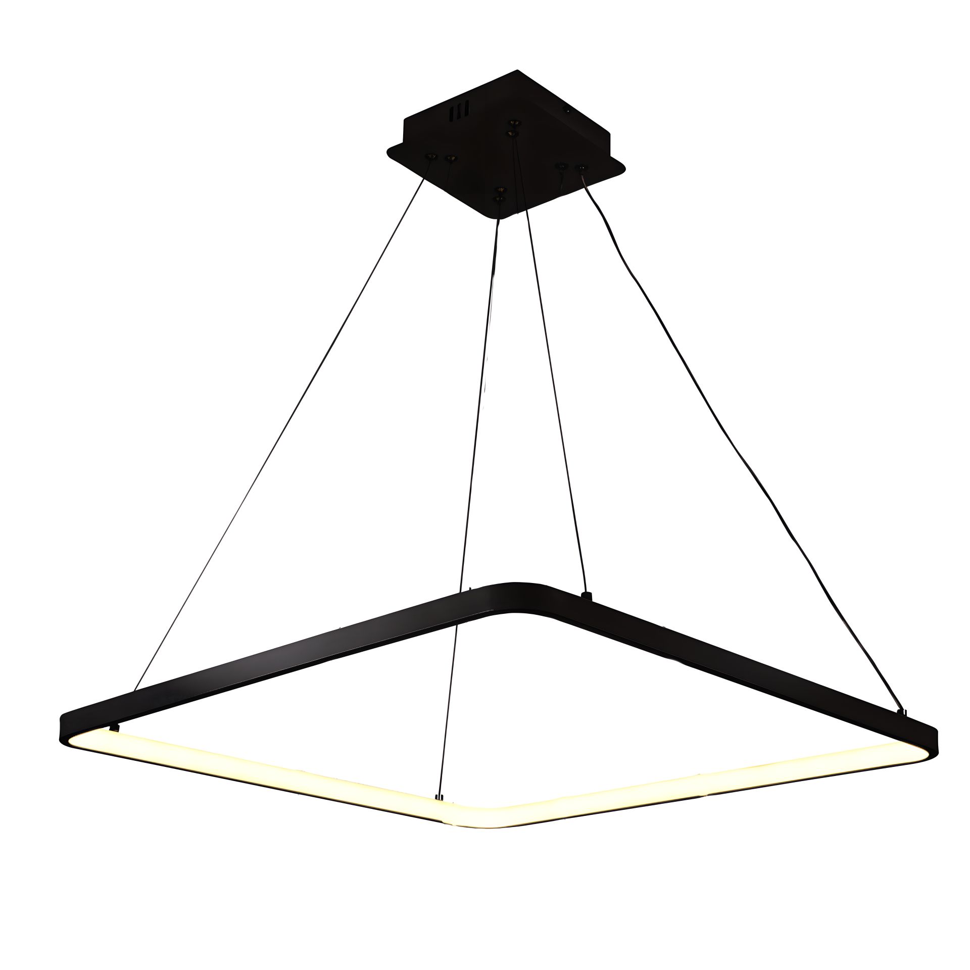 Світлодіодна підвісна люстра Sirius BK LCD3017 чорна Світлодіодна підвісна люстра Sirius BK LCD3017 чорна