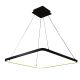 Світлодіодна підвісна люстра Sirius BK LCD3017 чорна Світлодіодна підвісна люстра Sirius BK LCD3017 чорна