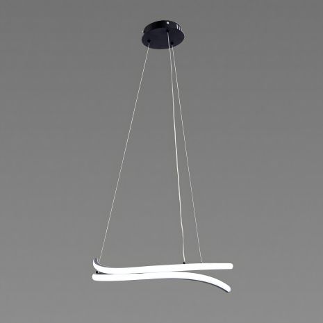 Підвісна світлодіодна люстра Sirius LCD3052 BK чорна