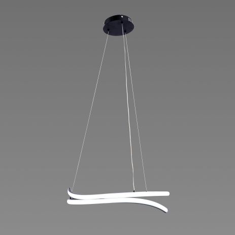 Люстра підвісна світлодіодна Sirius LCD3052 BK чорна