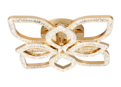 Акриловая светодиодная люстра Sirius 2721/4+4 GD 96W*2