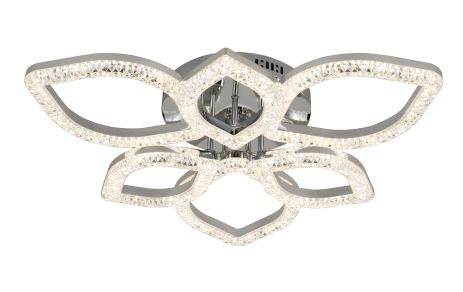 Sirius світлодіодна люстра акрилова 2721/3+3 CR 72W*2 Sirius світлодіодна люстра акрилова 2721/3+3 CR 72W*2