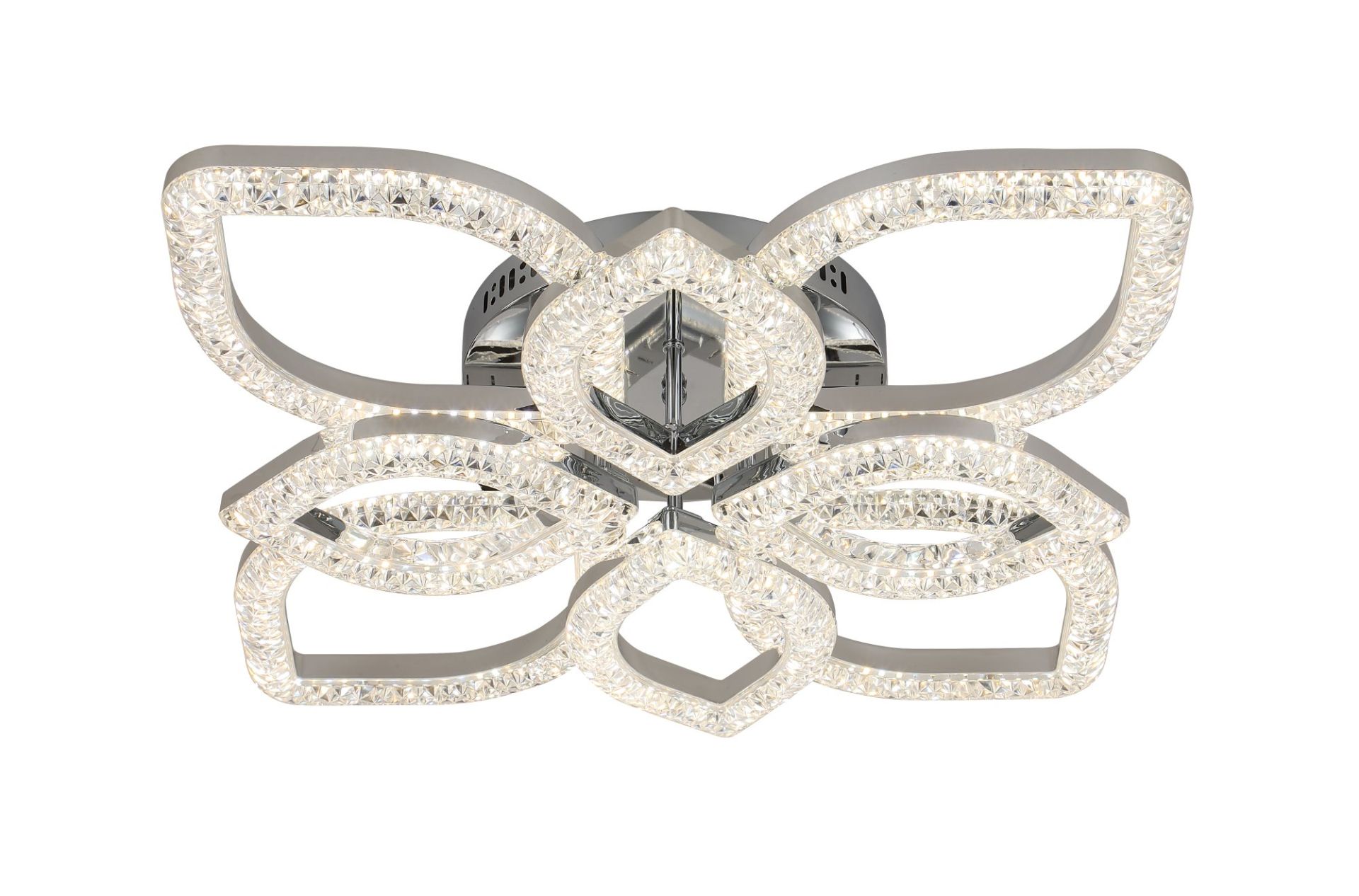 Акрилова світлодіодна люстра Sirius 2721/4+4 CR 96W*2 Акрилова світлодіодна люстра Sirius 2721/4+4 CR 96W*2