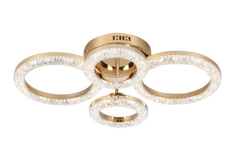 Світлодіодна акрилова люстра Sirius 2723/2+2 GD 42W*2 Світлодіодна акрилова люстра Sirius 2723/2+2 GD 42W*2