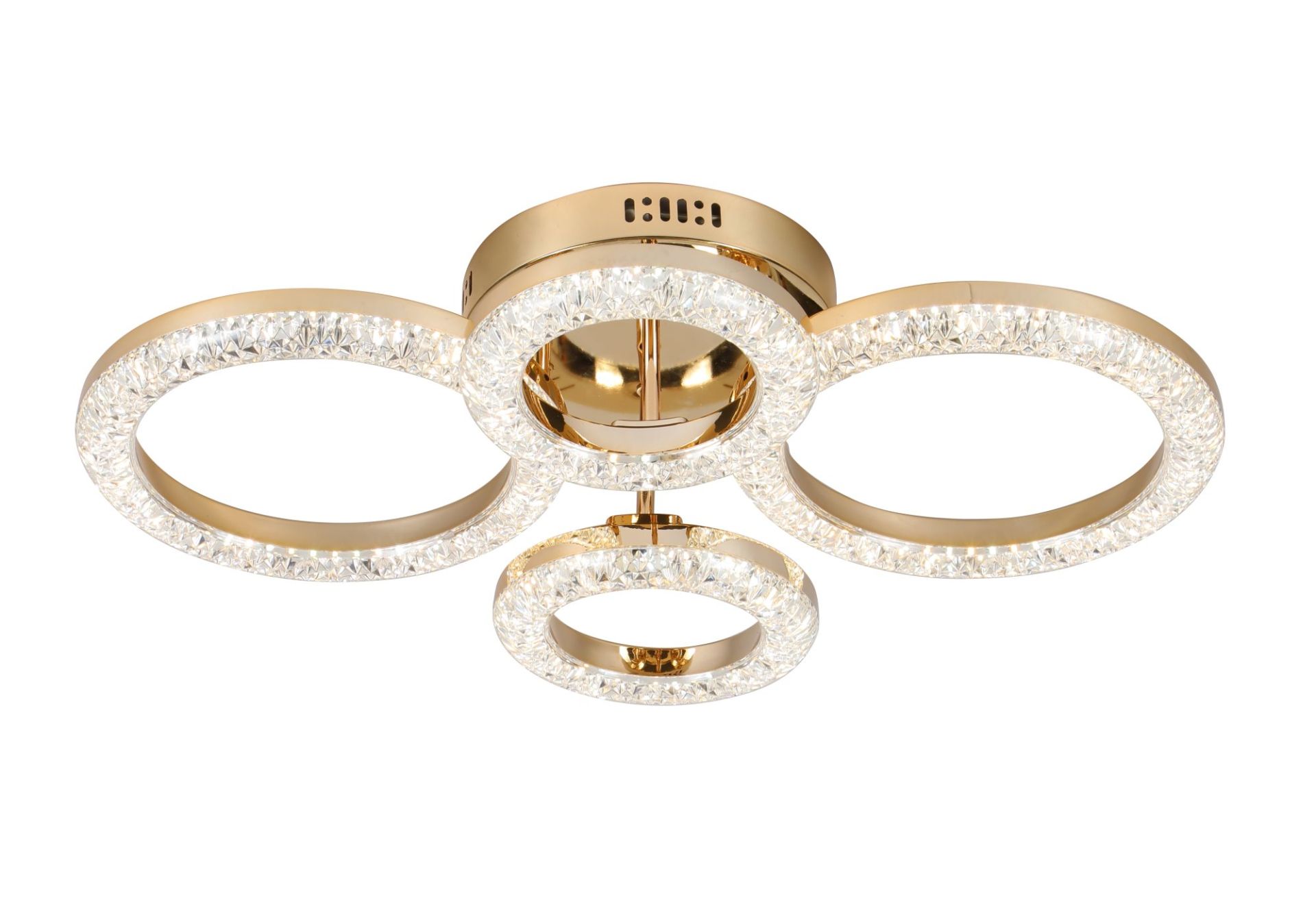 Люстра светодиодная акриловая Sirius 2723/2+2 GD 42W*2 Люстра светодиодная акриловая Sirius 2723/2+2 GD 42W*2