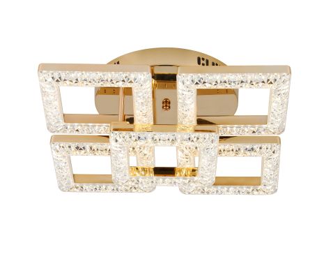 Акриловая светодиодная люстра Sirius 2726/4+1SM GD 50W*2