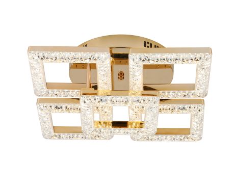 Акриловая светодиодная люстра Sirius 2726/4+1SM GD 50W*2 Акриловая светодиодная люстра Sirius 2726/4+1SM GD 50W*2