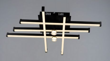 Світлодіодна акрилова люстра у вітальню Sirius YH1314/5+2