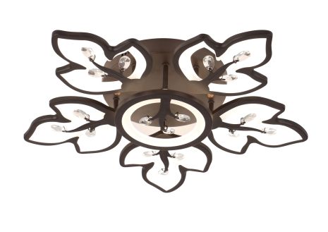 Люстра лед з пультом G 2782/5+1 Coffee 130W