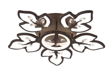 Люстра лед з пультом G 2782/5+1 Coffee 130W