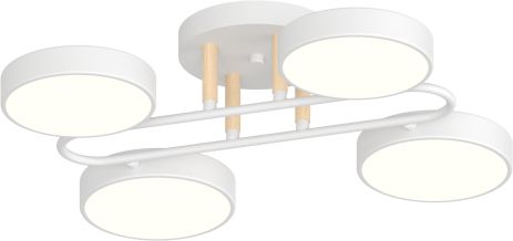 Люстра VALESO XI3322-4 белый+дерево