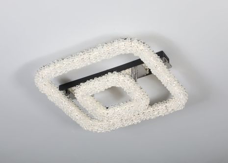 Люстра стельова світлодіодна VALESO 33049/500+300, хромовий стиль Люстра стельова світлодіодна VALESO 33049/500+300, хромовий стиль