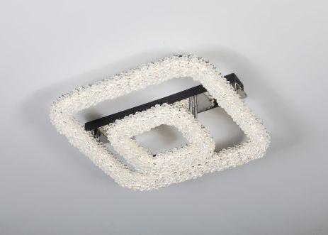 Люстра стельова світлодіодна VALESO 33049/500+300, хромовий стиль Люстра стельова світлодіодна VALESO 33049/500+300, хромовий стиль