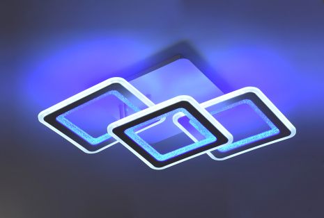 Белая светодиодная люстра Sirius 77617/2+1