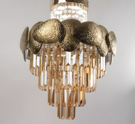 Кришталева люстра Sirius B E1976/8+6 зі світлодіодним підсвічуванням на 8 лампочок