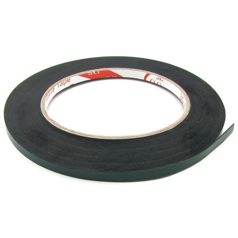 Двосторонній скотч шириною 10 мм та товщиною 0,5 мм, зелений на поліуретановій основі