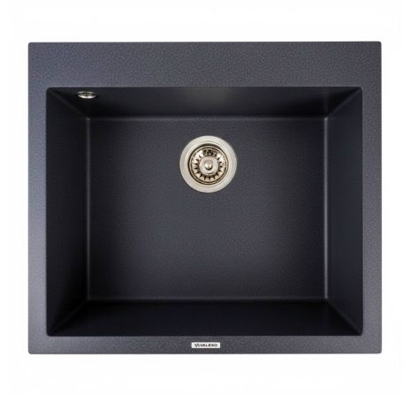 Кухонна гранітна мийка 5750 DAVINA VALESO карбон