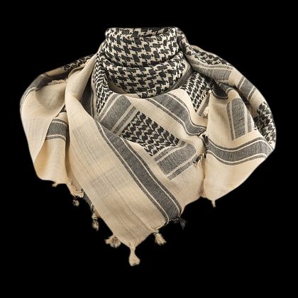 Тактическая арафатка шемаг Tactic песочно-черный 100% хлопок 105х105 см Тактическая арафатка шемаг Tactic песочно-черный 100% хлопок 105х105 см