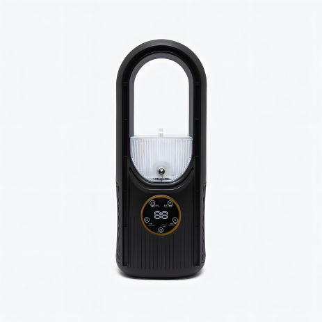 Настільний бездротовий вентилятор BYM-908S з функцією зволоження та підсвічуванням, 100ml, black