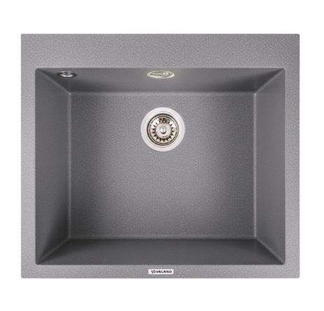 Кухонная гранитная мойка 5750 DAVINA VALESO серый муссон