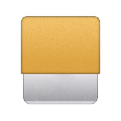 Лопатка металлическая TELIJIA TE-202 / лезвие / съемник / гибкая пластина / для разборки Yellow