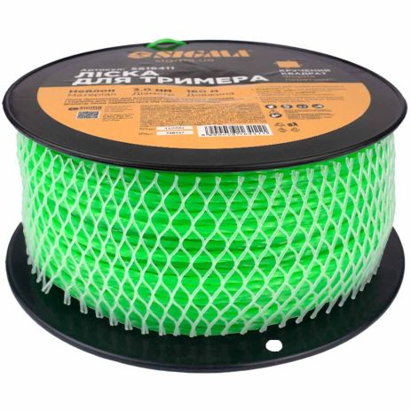 Леска для триммера крученый квадрат Ø3.0мм 160м катушка SIGMA 5616411 Леска для триммера крученый квадрат Ø3.0мм 160м катушка SIGMA 5616411